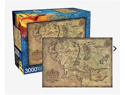 Middle Earth Map Puzzle 3000