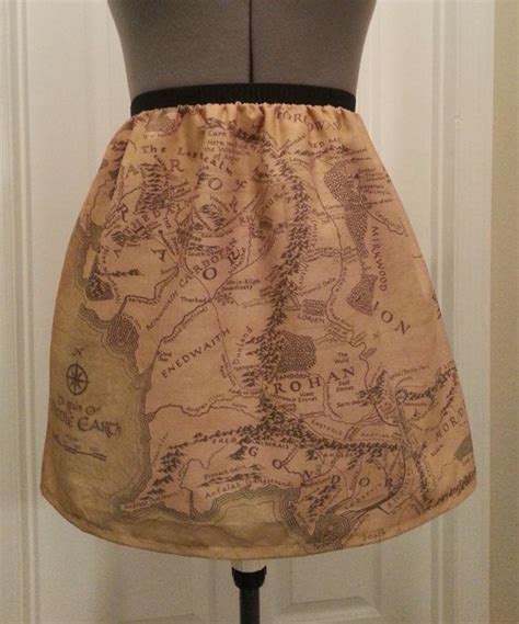 Middle Earth Map Skirt