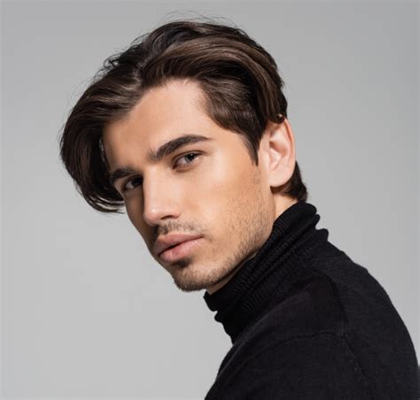 Middle Part Slick Back