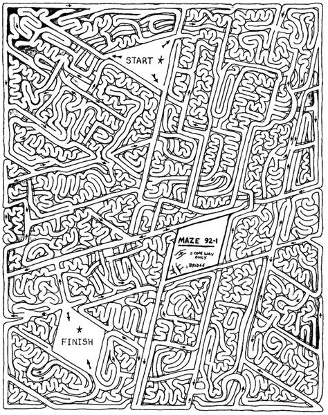 Middle School Maze Printable