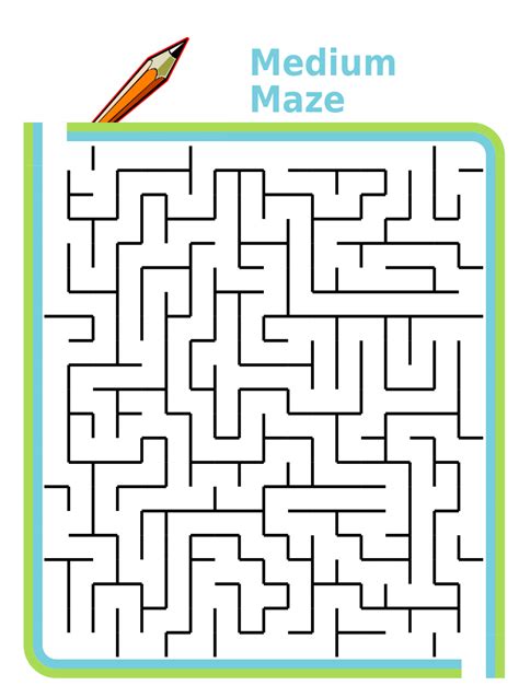 Middle School Printable Mazes