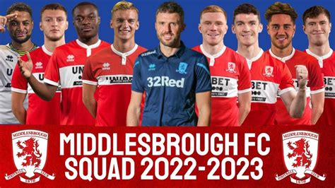 middlesbrough fc squad wiki
