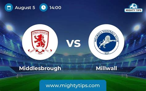 middlesbrough vs millwall prediction
