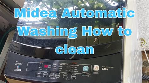 Midea Washing Machine Settings