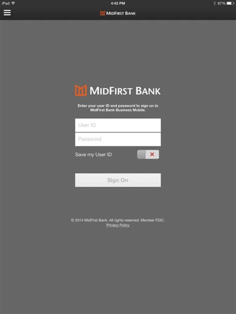 midfirst login