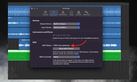 Midi Input Garageband