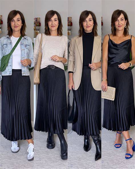 midi skirt styling