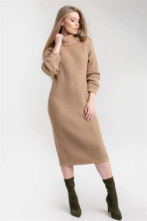 midi sweater dress for women