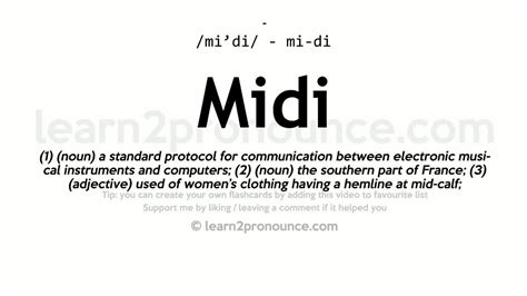Midi Writing Definition