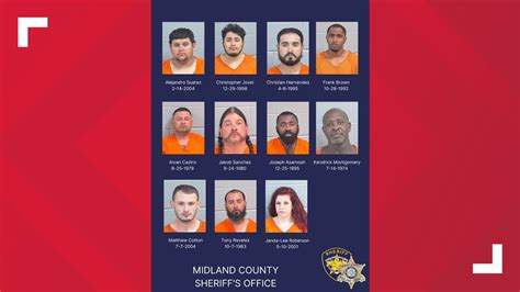 midland arrests