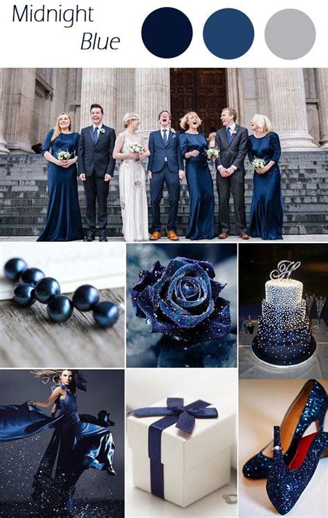 Midnight Blue Wedding Dress