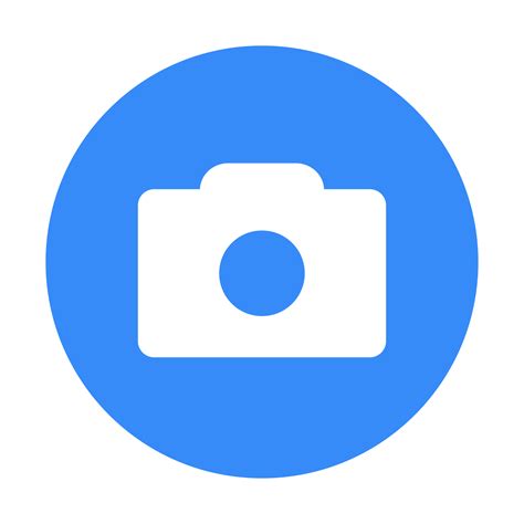 Midnight Blue Camera Icon