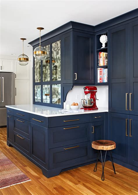 Midnight Blue Kitchen Cabinets