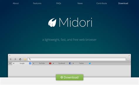 midori browser download windows 7