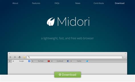 midori browser windows 7