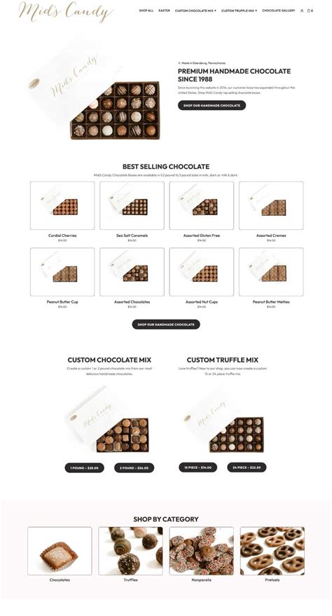 Mids Candy Menu