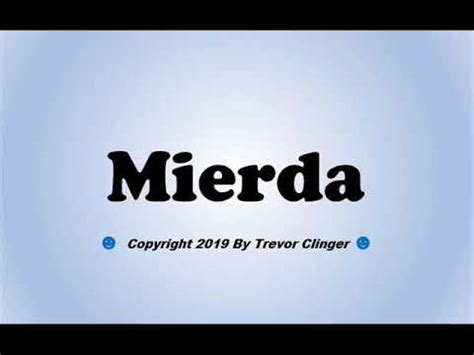 mierda meaning in spanish