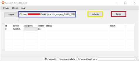 miflash save user data