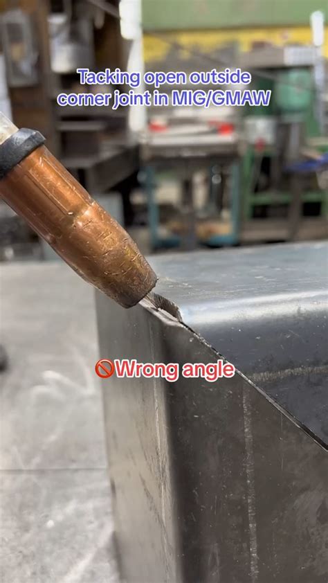 Mig Welding Outside Corner Joint