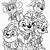 mighty pups coloring pages