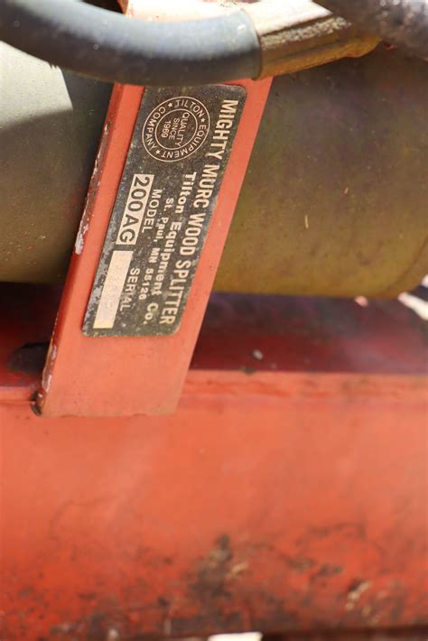 Mighty Murc Log Splitter