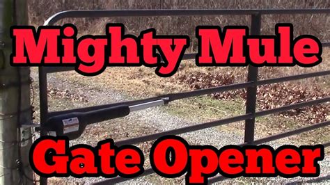 Mighty Mule Gate Opener Troubleshooting Best tips