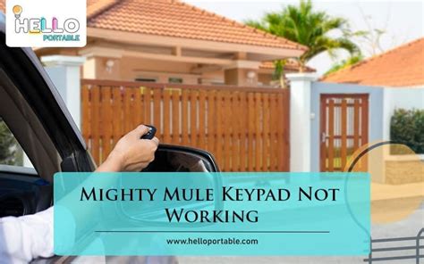(Newest) Mighty Mule FM136 Wireless Keypad Installation Part