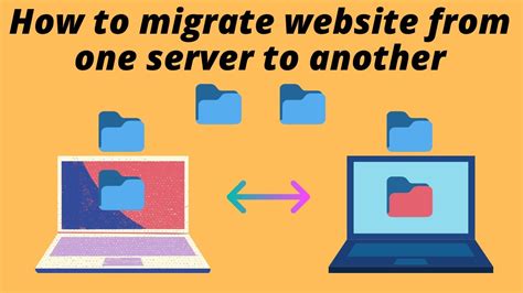 migrating data from one server to another