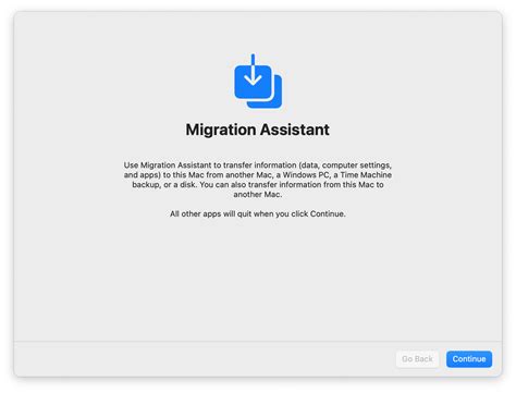 migration assistant app mac
