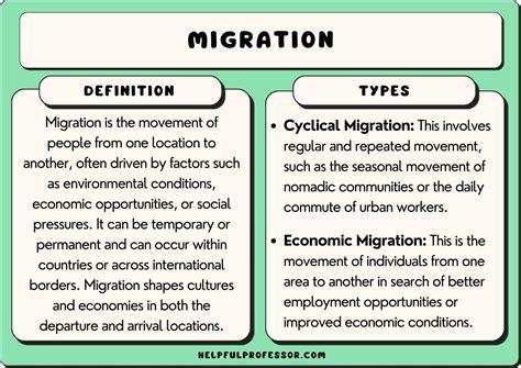 migration definition psychology