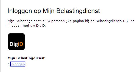 mijn belastingdienst inloggen met digid 2019