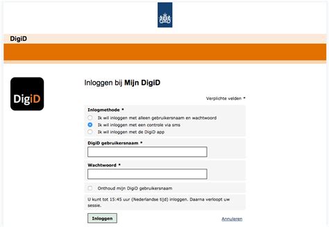 mijn digid code activeren