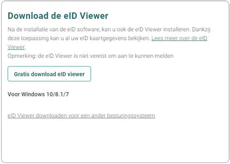 mijn eid werkt niet