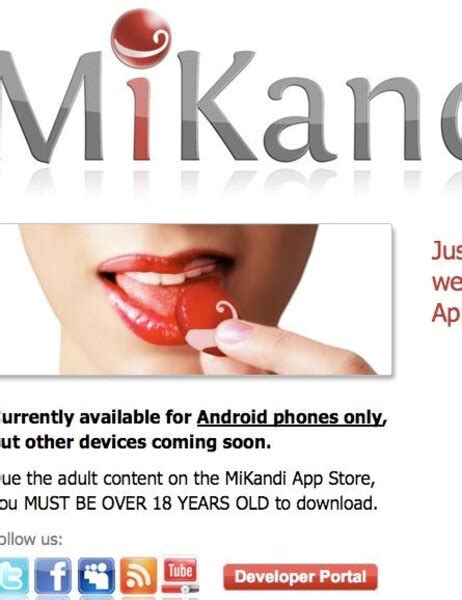 MiKandi App Store para adultos