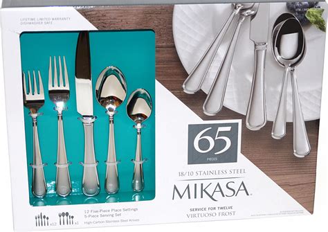 mikasa silverware 65-piece