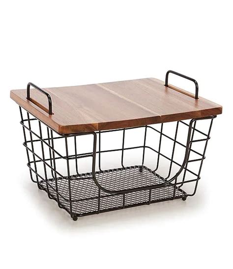 Mikasa Stackable Basket With Lid