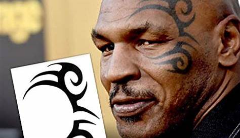 Mike Tyson Face Tattoos A5 I Temporary Tattoos - Like ink