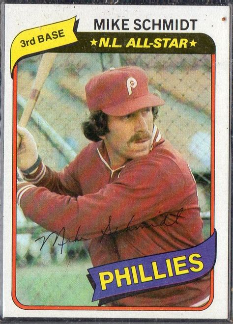 mike schmidt baseball card