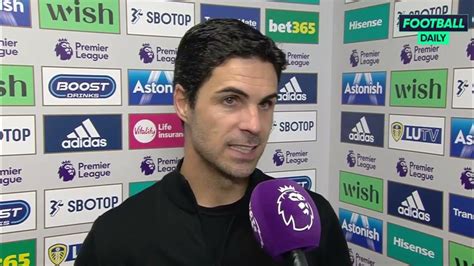 mikel arteta post match interview today