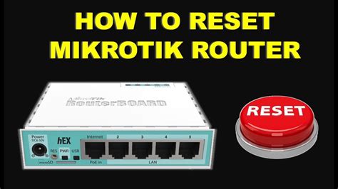 How to factory reset MikroTik RB2011uias2hndin router? YouTube