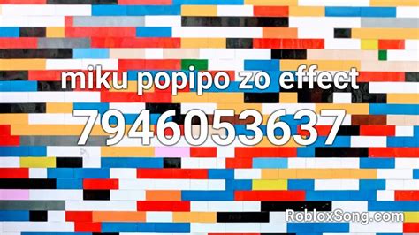 miku popipo zo effect Roblox ID - Roblox music codes