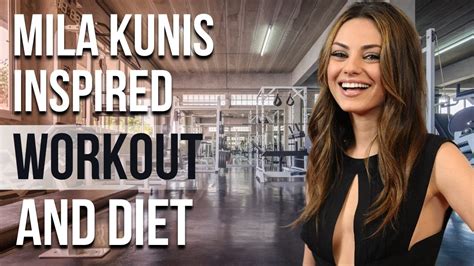 mila kunis diet and workout
