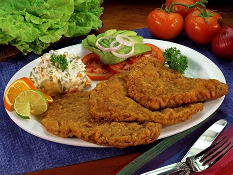 milanesa de res empanizada