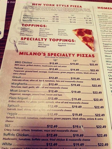 milano's pizza jacksonville fl