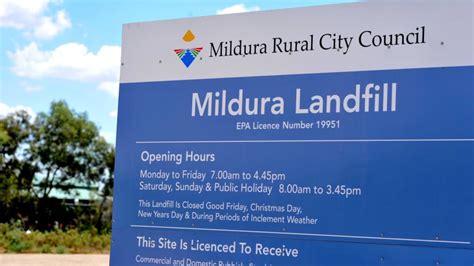 mildura rural city council landfill