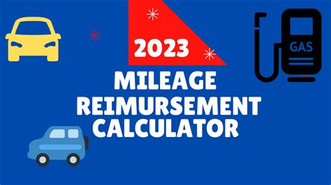 mile reimbursement 2023 calculator