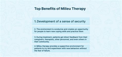 milieu treatment is characterized by