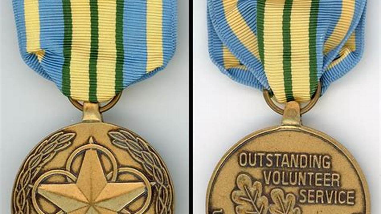 Military Outstanding Volunteer Service Medal: A Token of Appreciation for Exceptional Service
