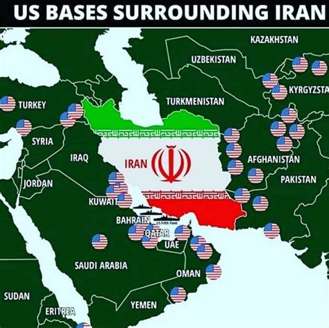 military bases around iran