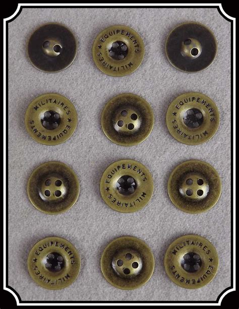 Military Equipment Button